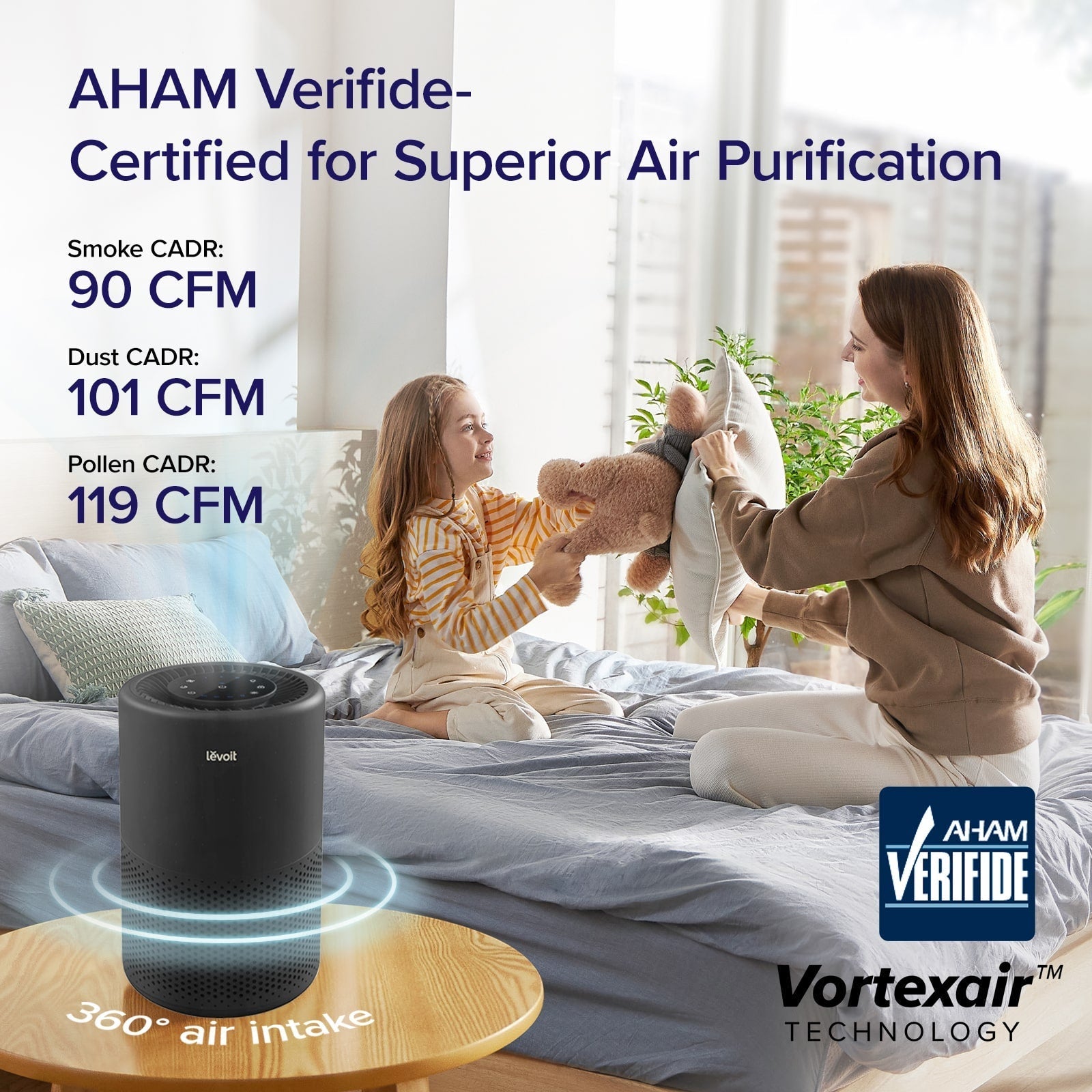 Levoit Core® 200S - P Black Smart Air Purifier - Levoit