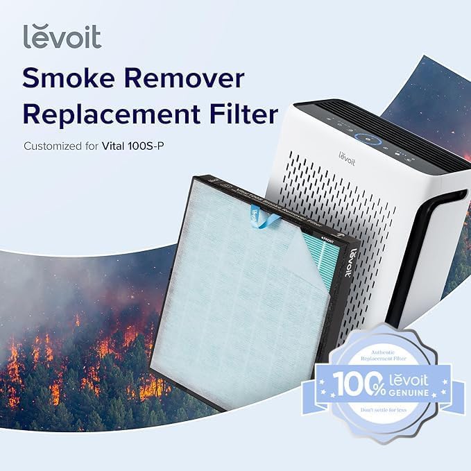 Levoit Vital 100S-P Smoke Remover Carbon Replacement Filter 100% Genuine